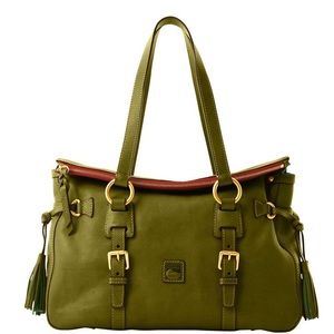 🦆❤️❤️Dooney & Bourke Florentine Leather Tassel Satchel